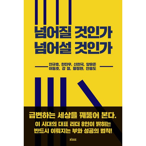 [떠오름]넘어질 것인가 넘어설 것인가 : 이 시대의 대표 리더 8인이 밝히는 반드시 이뤄지는 부와 성공의 법칙, 떠오름, 안규호 한진우 신한국 양유준  이동호 외