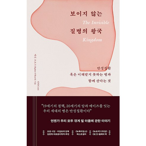 [부키]보이지 않는 질병의 왕국 : 만성질환 혹은 이해받지 못하는 병과 함께 산다는 것, 부키, 메건 오로크