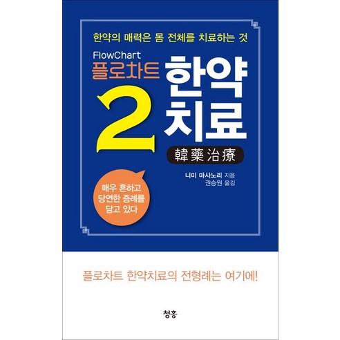 [청홍(지상사)]플로차트 한약치료 2, 청홍(지상사), 니미 마사노리