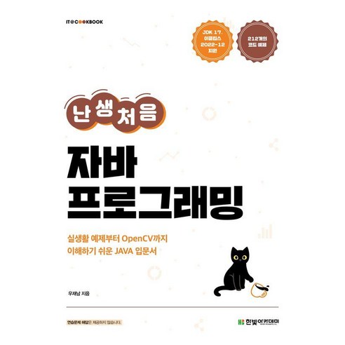 자바펜 파워라인 형광펜 오리지널 + 마일드 20색, 혼합 색상, 3세트 자바실룰로6 16 난생처음 자바 프로그래밍:실생활 예제부터 OpenCV까지 이해하기 쉬운 JAVA 입문서, 한빛아카데미