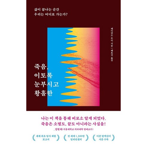 [서스테인]죽음 이토록 눈부시고 황홀한 : 삶이 끝나는 순간 우리는 어디로 가는가?, 서스테인, 레이먼드 무디