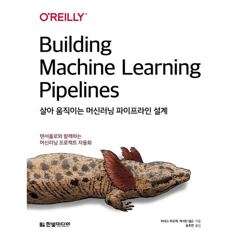 살아 움직이는 머신러닝 파이프라인 설계:텐서플로와 함께하는 머신러닝 프로젝트 자동화, 한빛미디어
