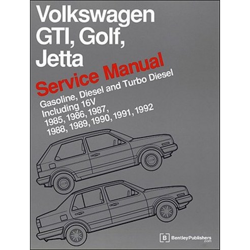 Volkswagen GTI Golf and Jetta Service Manual: 1985 1986 1987 1988 1989 1990 1991 1992: Gasoli..., Bentley Publishers