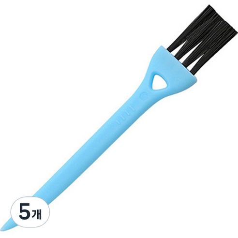 동그란주먹 면도기 틈새먼지 미니청소솔 블루블랙, 1개입, 5개