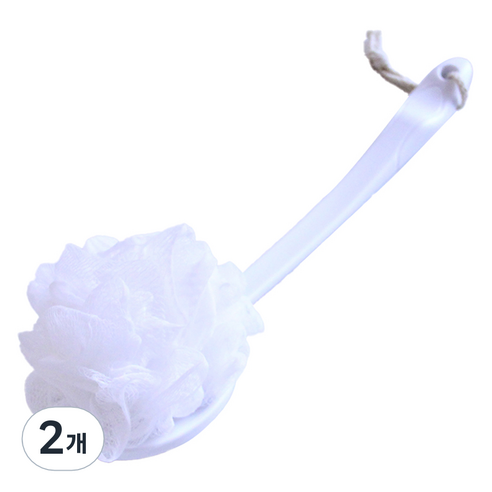 버블 바디브러쉬, 화이트, 1개입, 2개