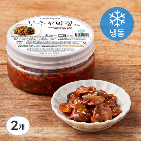 부추꼬막장 (냉동), 150g, 2개