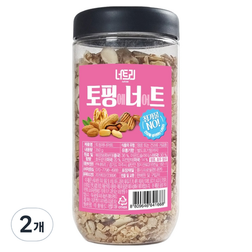 너트리 토핑에너어트, 350g, 2개