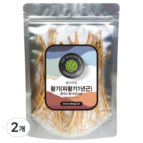 동이약초 피황기 1년근, 250g, 2개