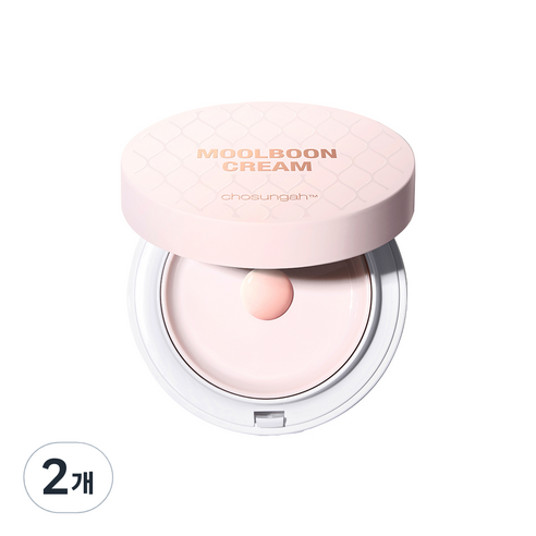 조성아TM 물분 CC크림 7X SPF50+ PA++++ 14g, 복숭아핑크, 2개