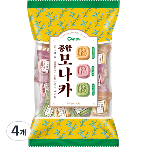 청우 종합모나카, 210g, 4개