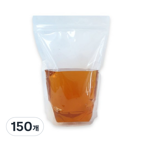 생활을그리다 스탠드 투명 육수저장팩 300ml, 13 x 18 cm, 50개입, 3개