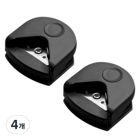 스타리움 코너라운더 모서리 커터기, 블랙, 4개
