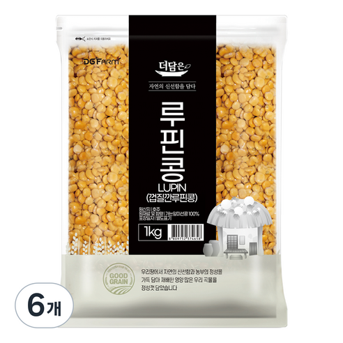 더담은 루핀콩, 1kg, 6개