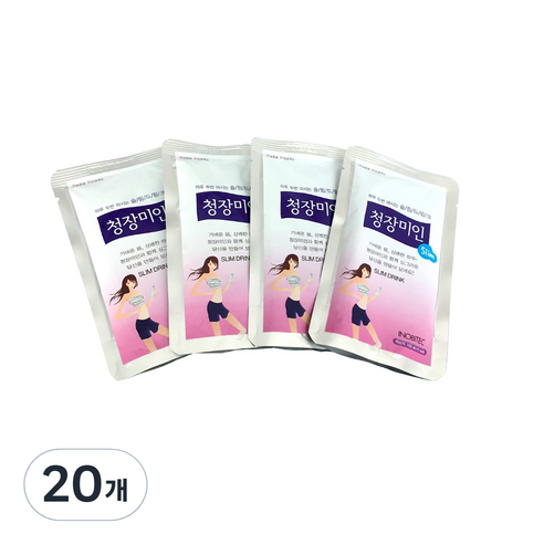 청장미인 슬림드링크, 100ml, 20개