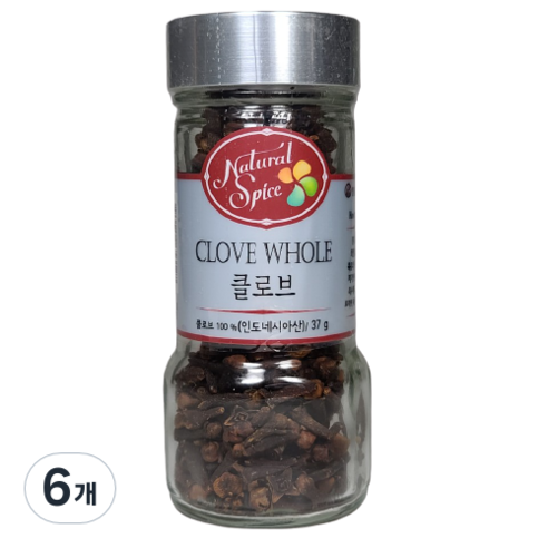 내츄럴스파이스 클로브, 37g, 6개