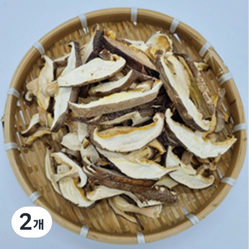 플로라 퓽요 국내산 슬라이스 표고버섯, 80g, 2개