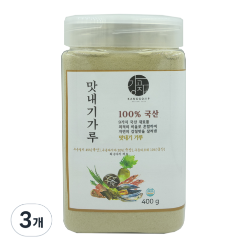 강고집 맛내기 가루, 3개, 400g