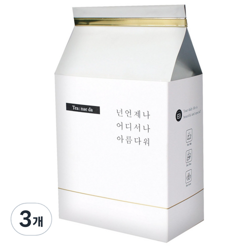 티내다 루이보스차, 3개, 1g, 50개입