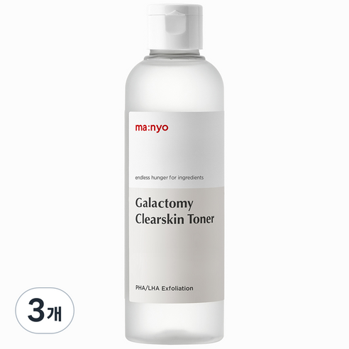 마녀공장 갈락토미 클리어스킨 토너, 210ml, 3개