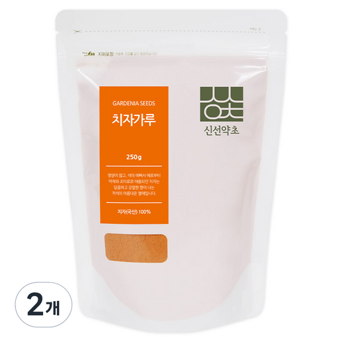 신선약초 치자가루, 2개, 250g