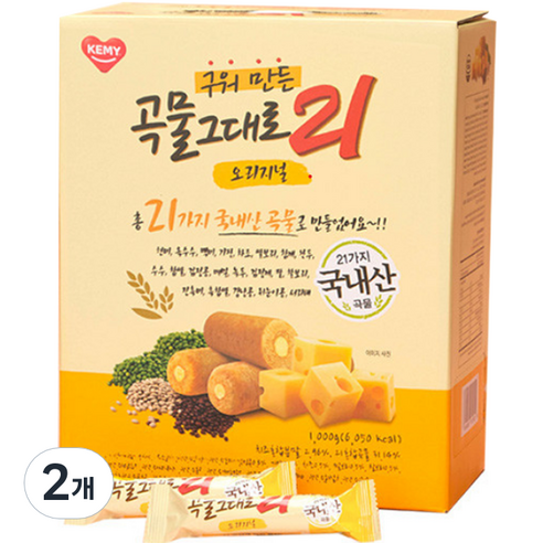 개미 구워만든 곡물 그대로 21, 1kg, 2개