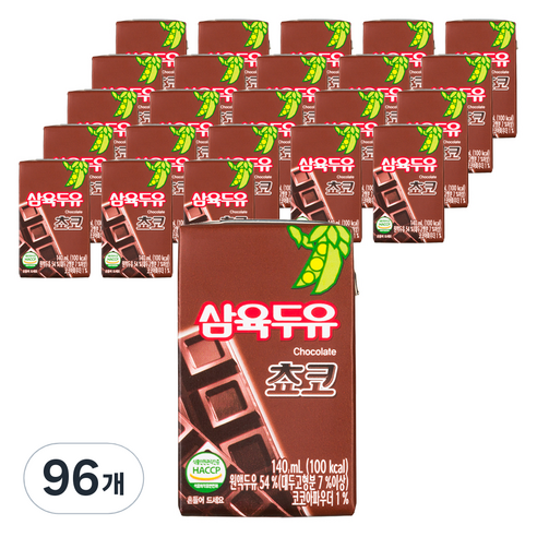 삼육두유 쵸코, 140ml, 96개