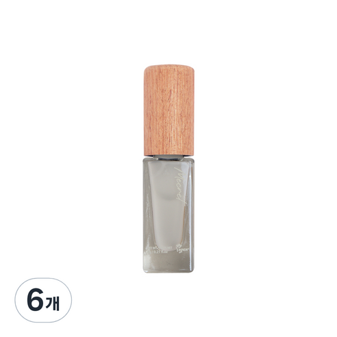 미크릿 바르는 리퀴드 워터 젤 네일 매트 탑코트 6g, 6개