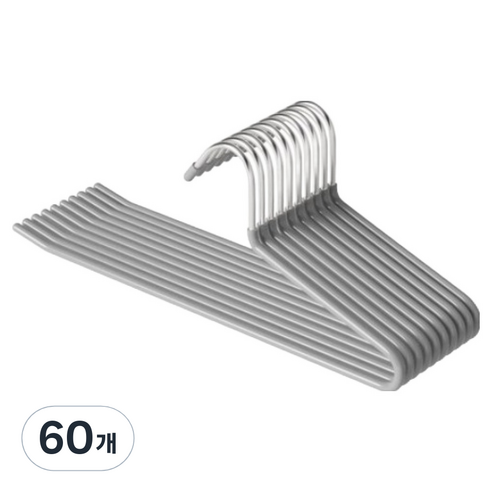데보코 논슬립 바지걸이, 60개, 그레이