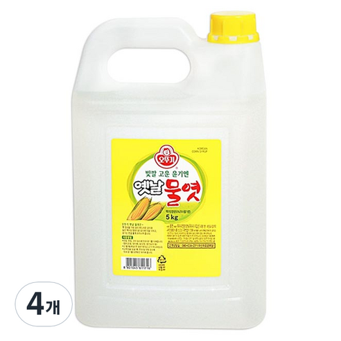 오뚜기 옛날 물엿, 5kg, 4개