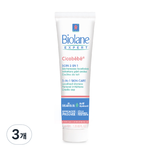 비올란 엑스퍼트 시카 베베 3 in 1 크림, 40ml, 3개