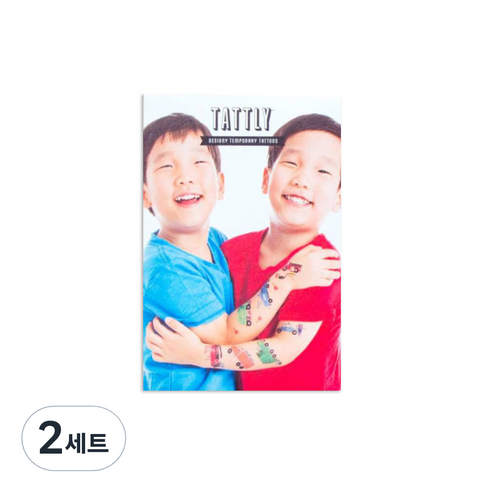 태틀리 타투 스티커 8종 세트, 트래픽, 2세트