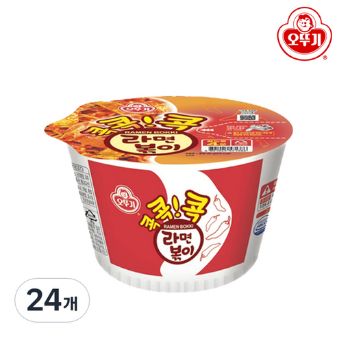 오뚜기 콕콕콕 라면볶이 120g, 24개