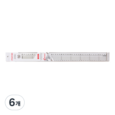 프로텍 논슬립 방안자 50cm, 혼합 색상, 6개