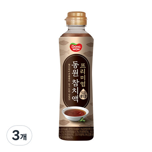 동원 프리미엄 참치액, 500ml, 3개