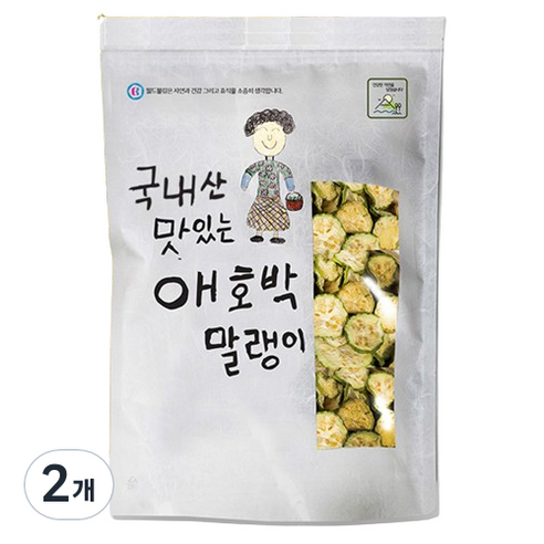 월드블링 국내산 애호박 말랭이, 200g, 2개