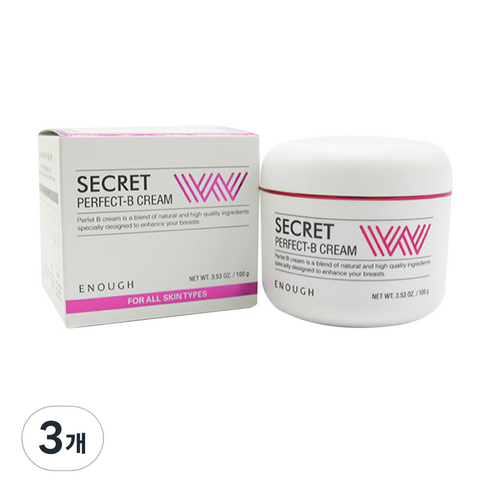이너프 시크릿 위드 퍼펙트 비 마사지 크림, 100g, 3개