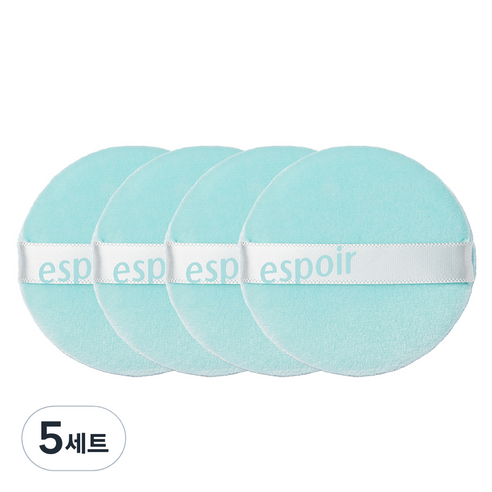 에스쁘아 프레쉬 세팅 파우더 퍼프 4p 세트, 5세트