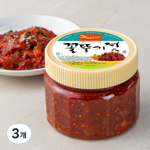 강경신안주식회사 꼴뚜기젓, 500g, 3개
