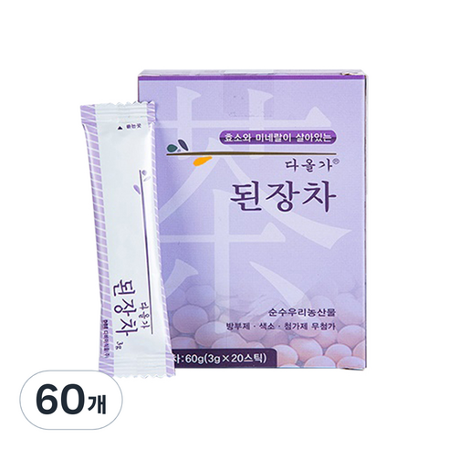다올가 된장차, 3g, 20개입, 3개