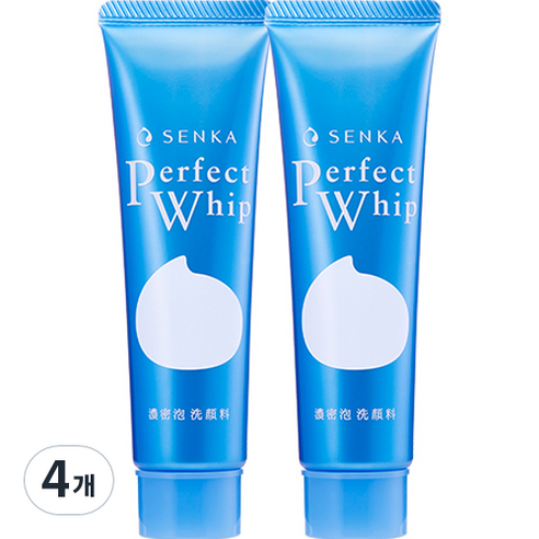 센카 퍼펙트 휩 페이셜 워시, 40g, 4개