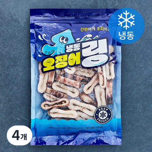 오징어링 (냉동), 4개, 400g