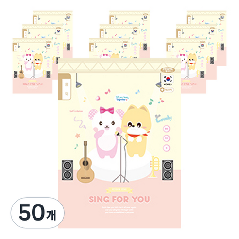 펜피아 1000 초등 1 6음악 제본노트, A옐로우 곰두마리, 50개