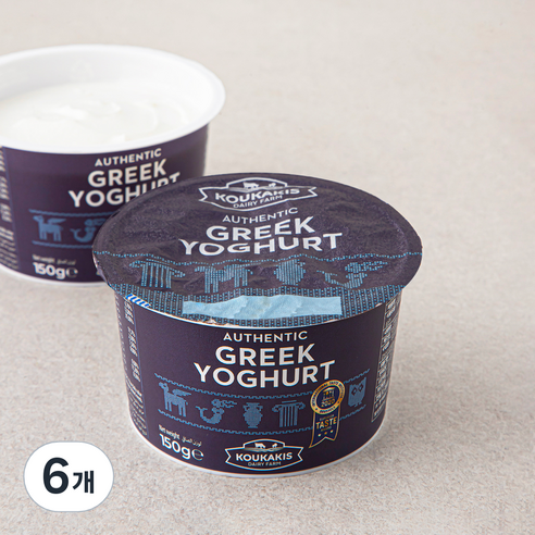코우카키스 그릭 요거트 10%, 150g, 1개입, 6개