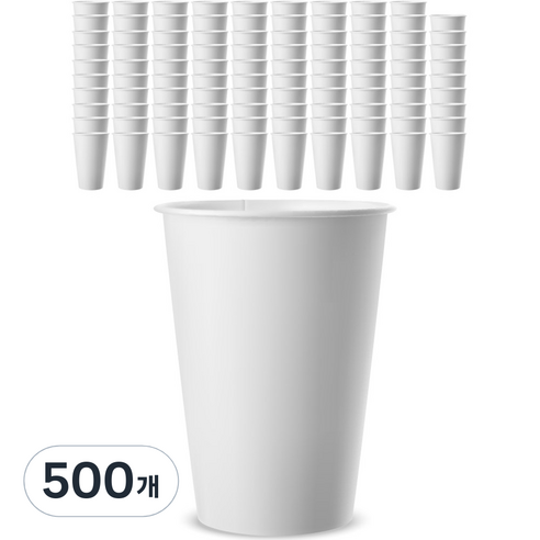 대한웰빙 무인쇄 테이크아웃 종이컵 380ml, 1개, 500개