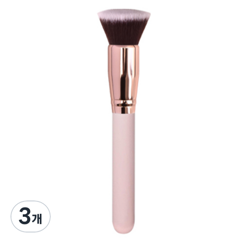 딥톡 핑크 핸들 컨투어 쉐딩 브러쉬 DT0484, 3개, 쉐딩핑크