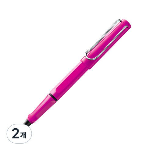 LAMY 사파리 수성펜, 핑크, 2개