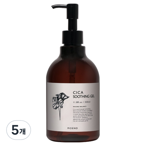 모엔드 브라질리언왁싱 후 관리 대용량 시카 수딩젤, 350ml, 5개