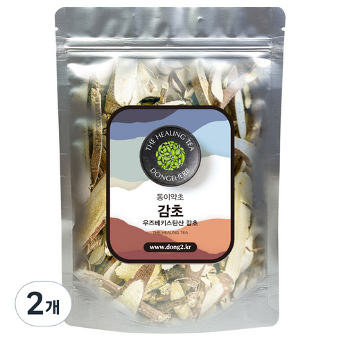 동이약초 우즈베키스탄산 감초, 250g, 2개