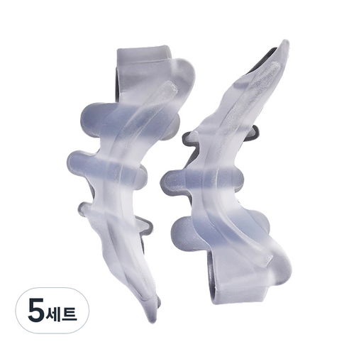 탑건강 실리콘 발가락 분리기 상어, 5세트