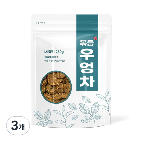 볶음 우엉차, 250g, 1개입, 3개